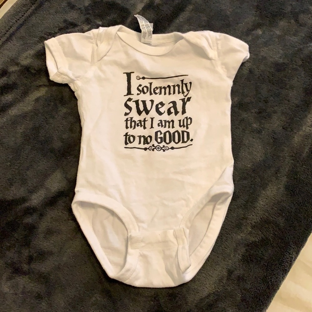 Harry Potter baby onesie